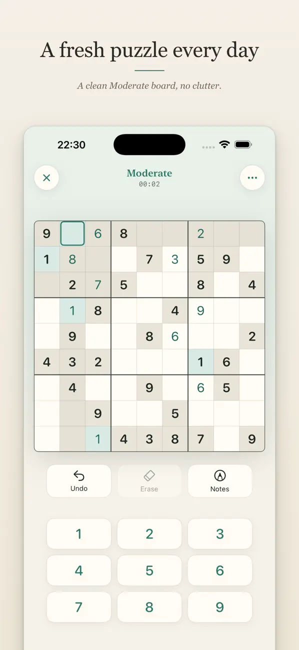 Calm Sudoku: Daily