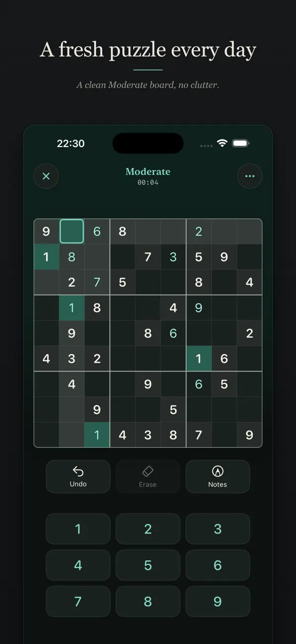 Calm Sudoku: Daily