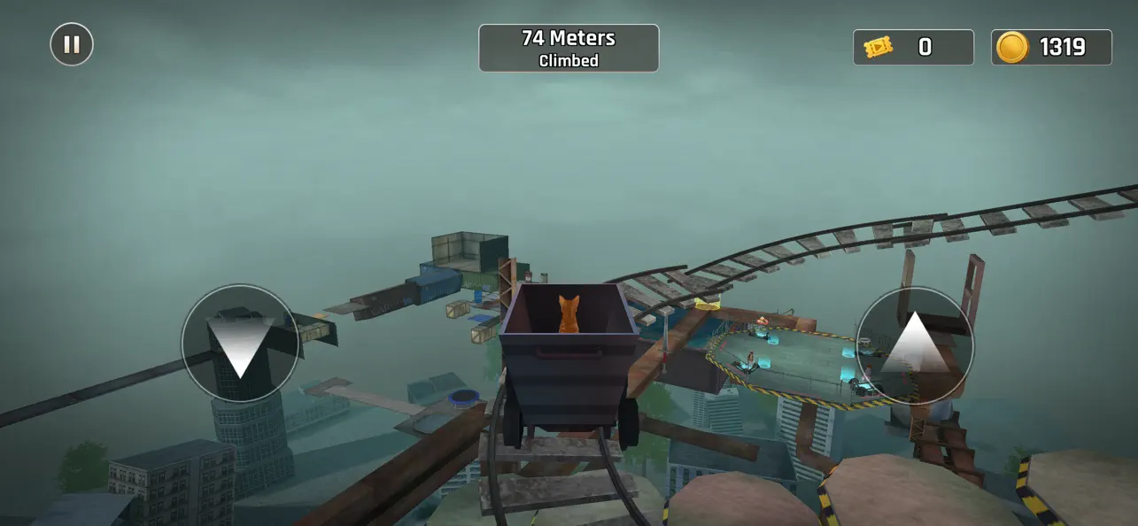 Going Up Cat Runner 3D