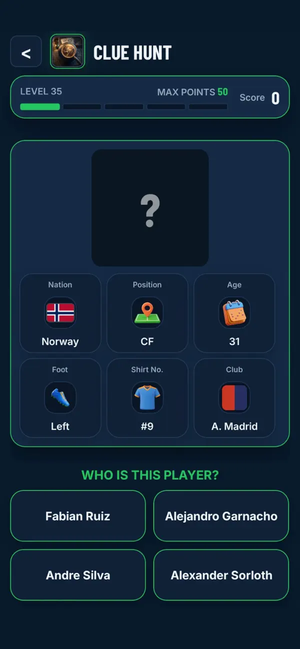 Football Detective: Quiz