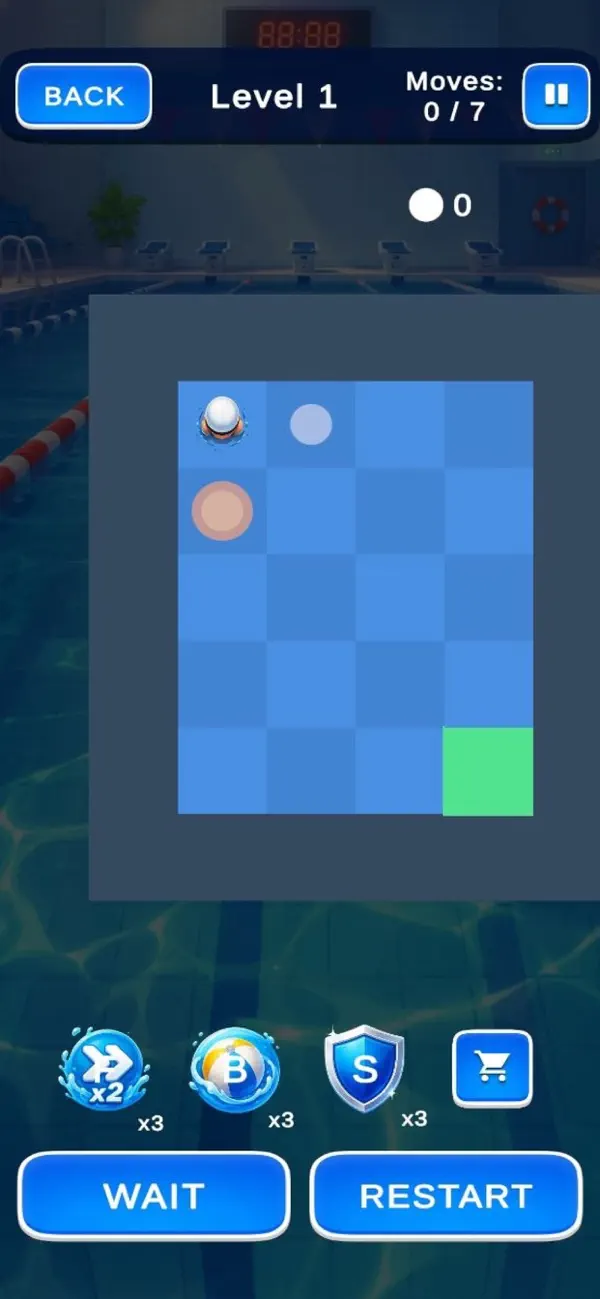 Rainy Pool Glide