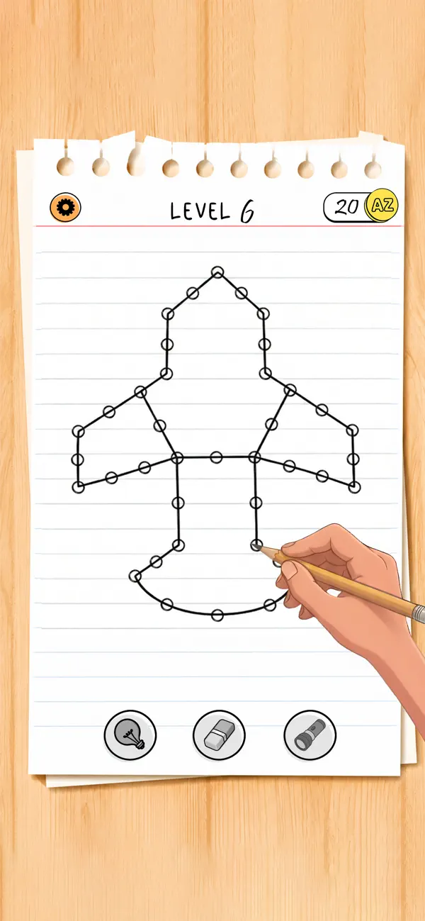 Dot Trace Puzzle Game