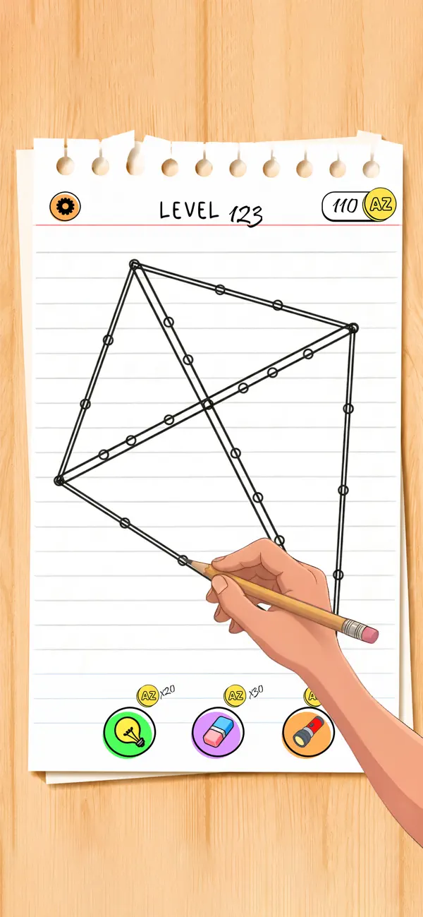 Dot Trace Puzzle Game