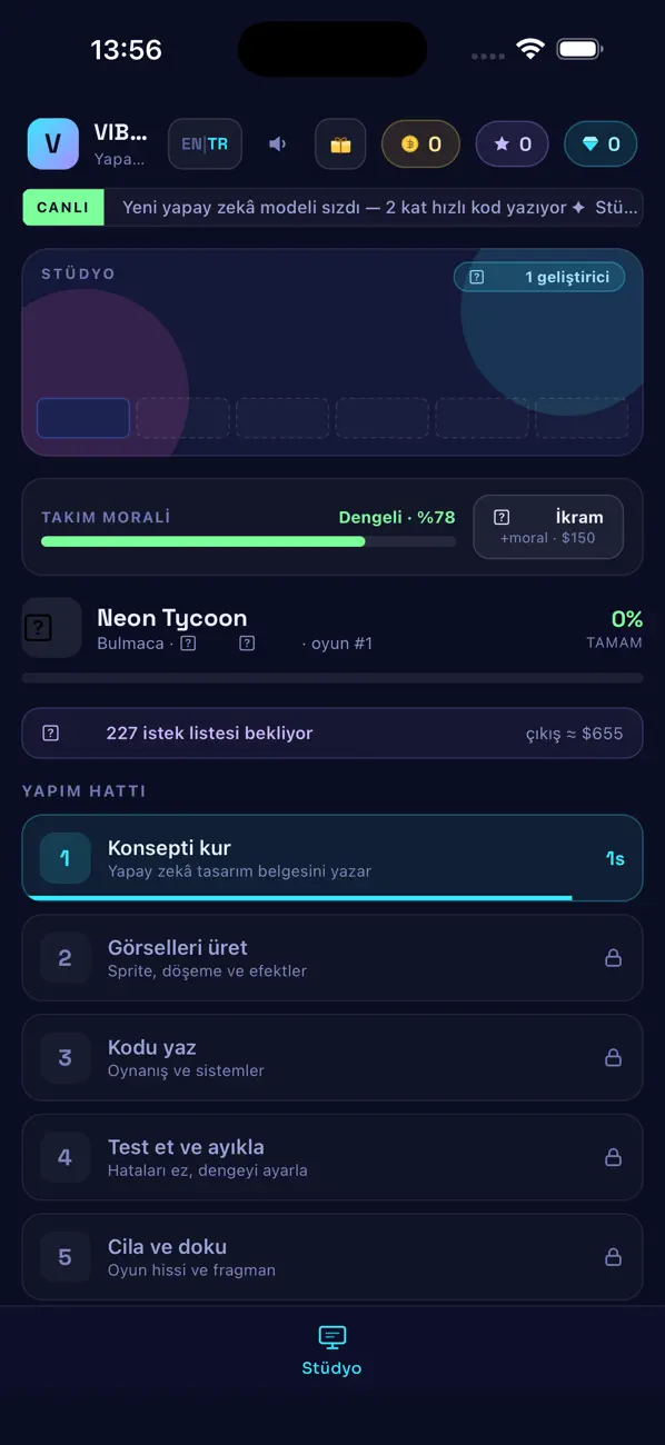 Vibe Studio: Idle Tycoon