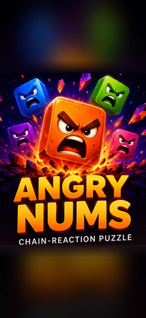 Angry Nums: Number Puzzle
