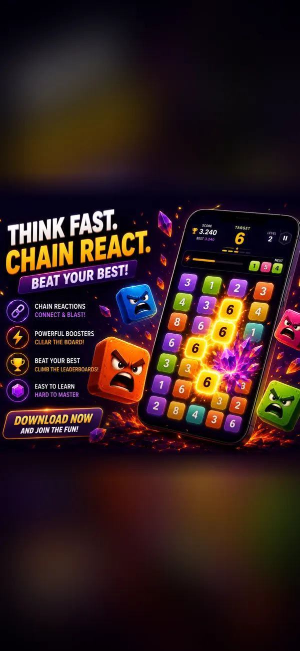Angry Nums: Number Puzzle