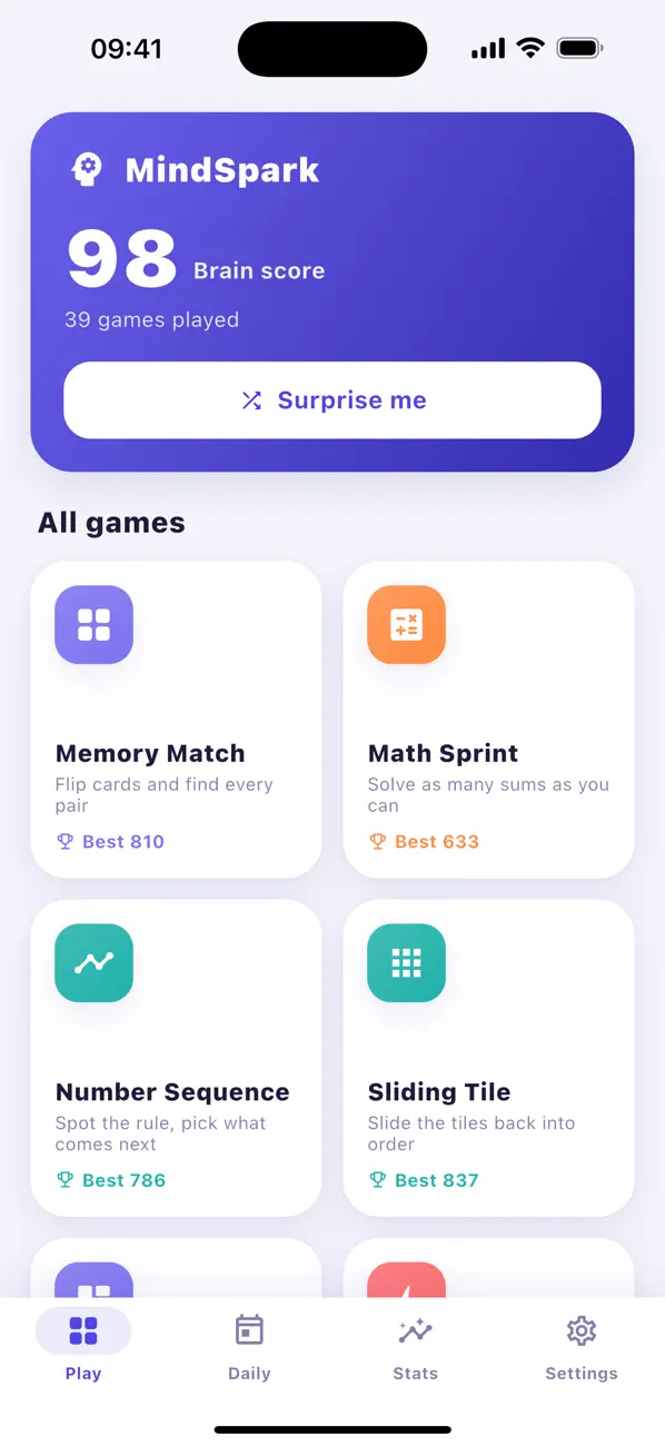 MindSpark Brain Games