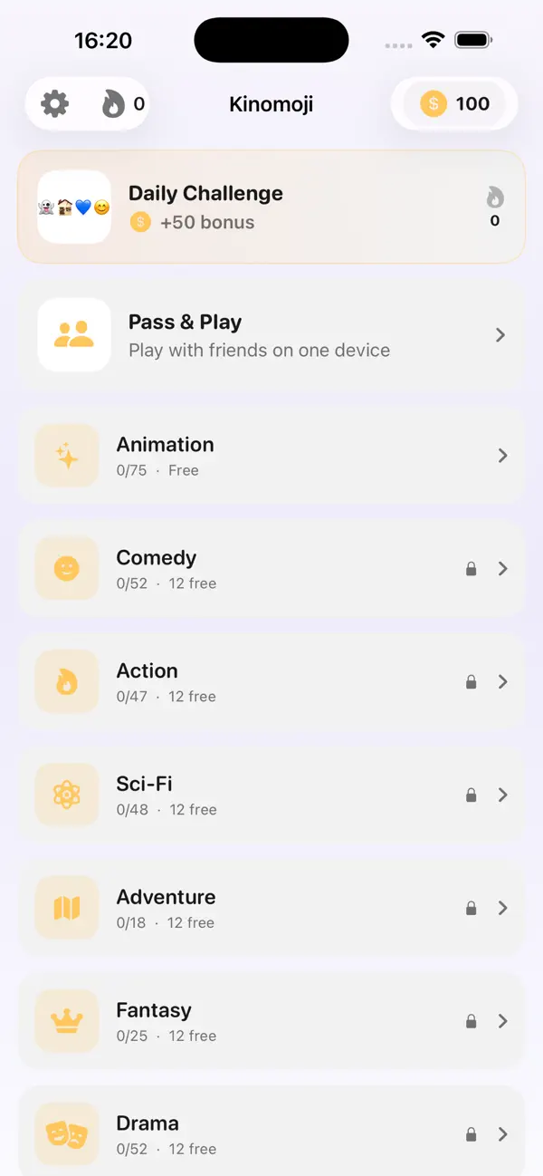 Kinomoji: Movie Emoji Quiz