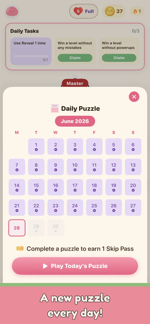 Mochidoku Puzzle