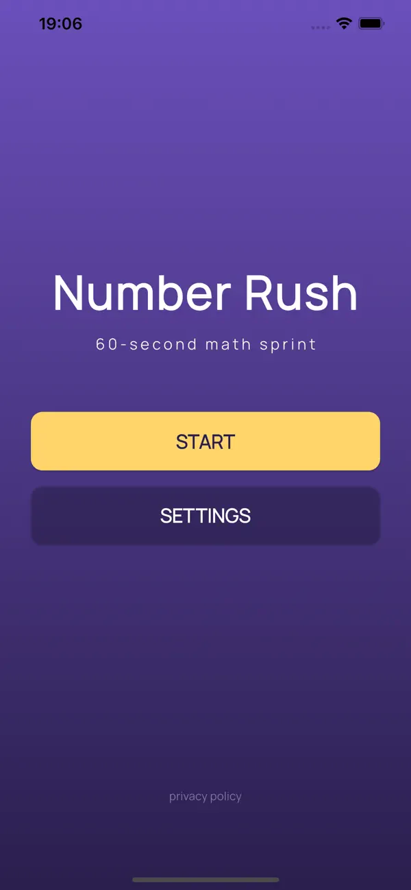 Number Rush: Speed Math Blitz