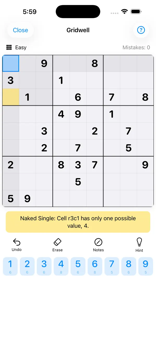 Gridwell: Sudoku & Killer