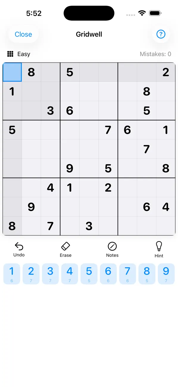 Gridwell: Sudoku & Killer