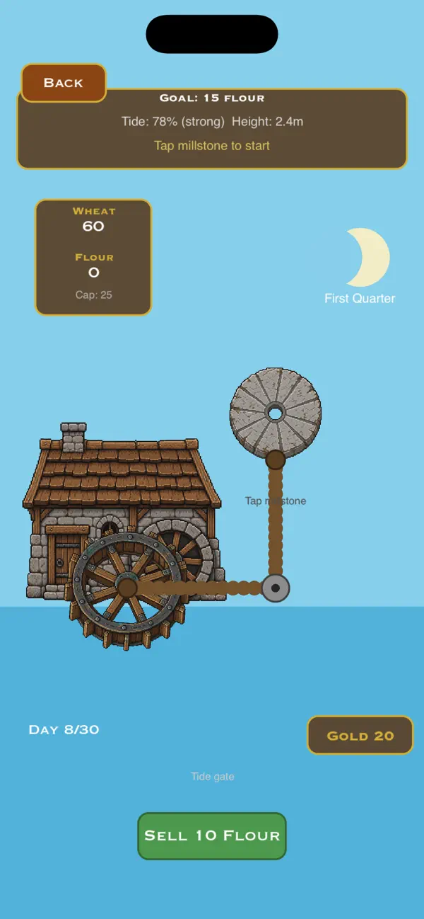 Mill By Moonlight