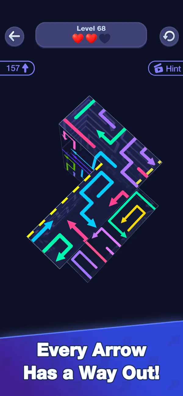 Arrow 3D Master: Cube Escape!