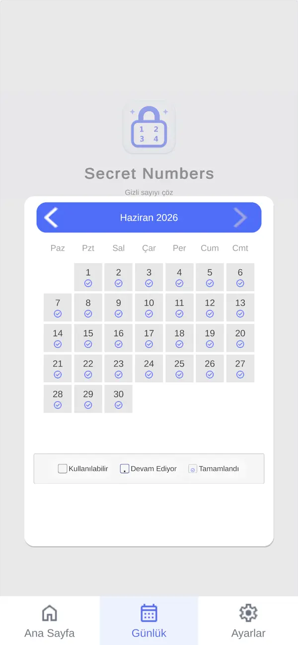 Secret Numbers