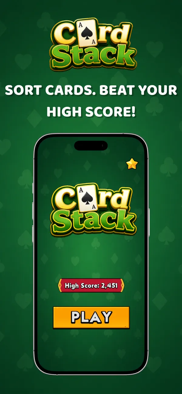 Card Stack: Up or Down