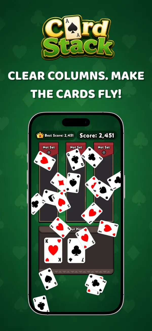 Card Stack: Up or Down
