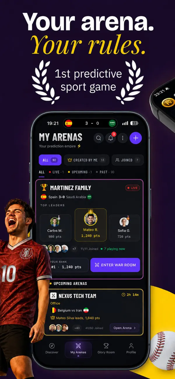 Winnity: Predict Live Sports