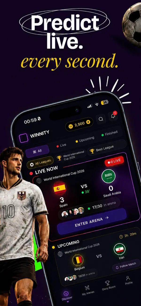 Winnity: Predict Live Sports