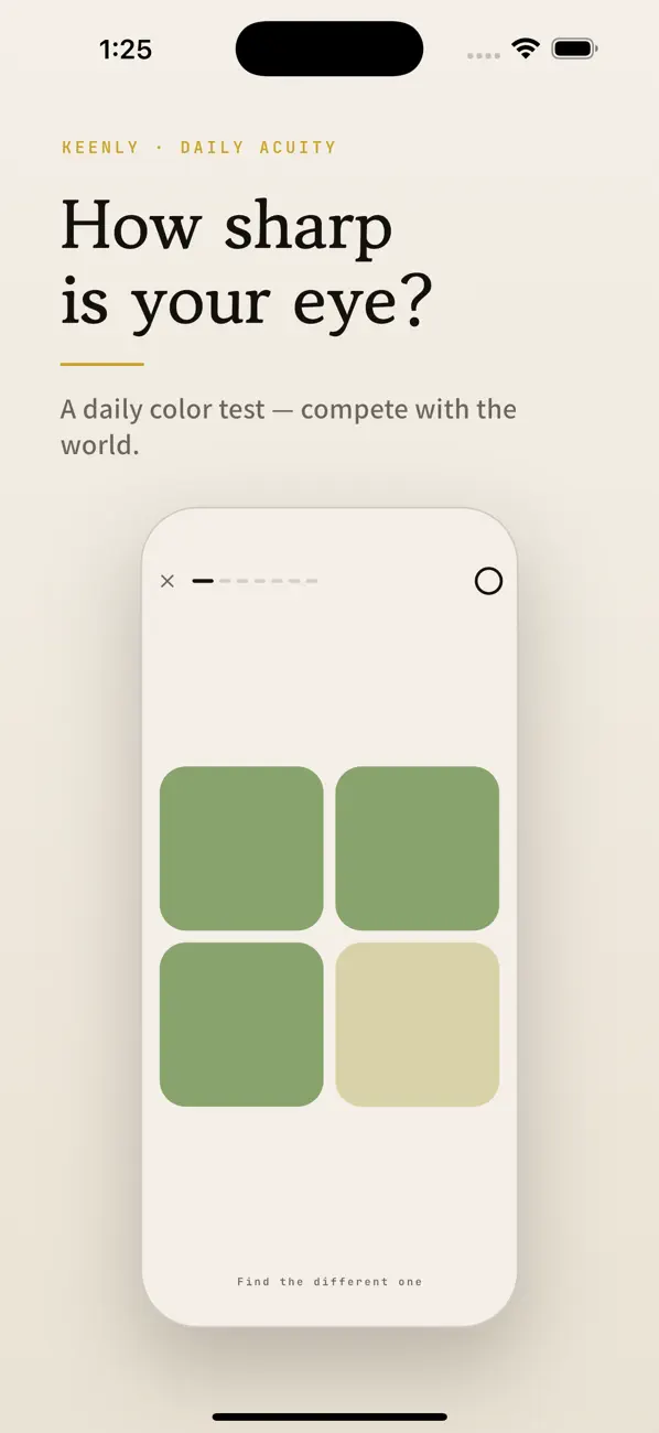 Keenly: Spot the Color
