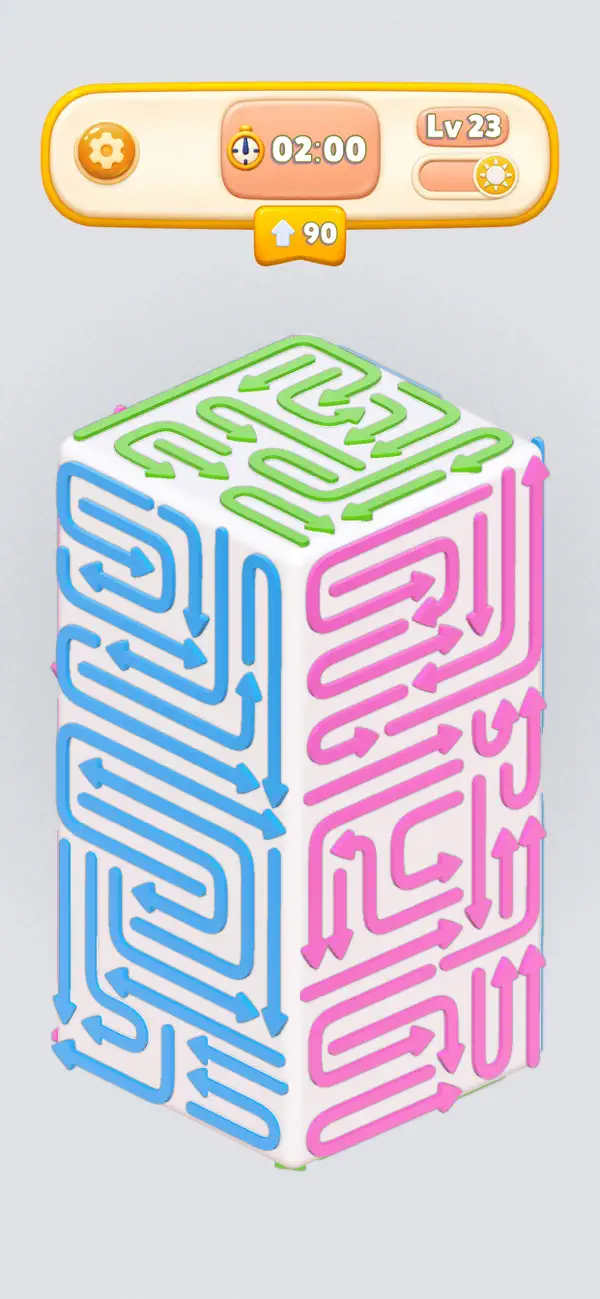 Arrows Box! Cubescape Puzzle
