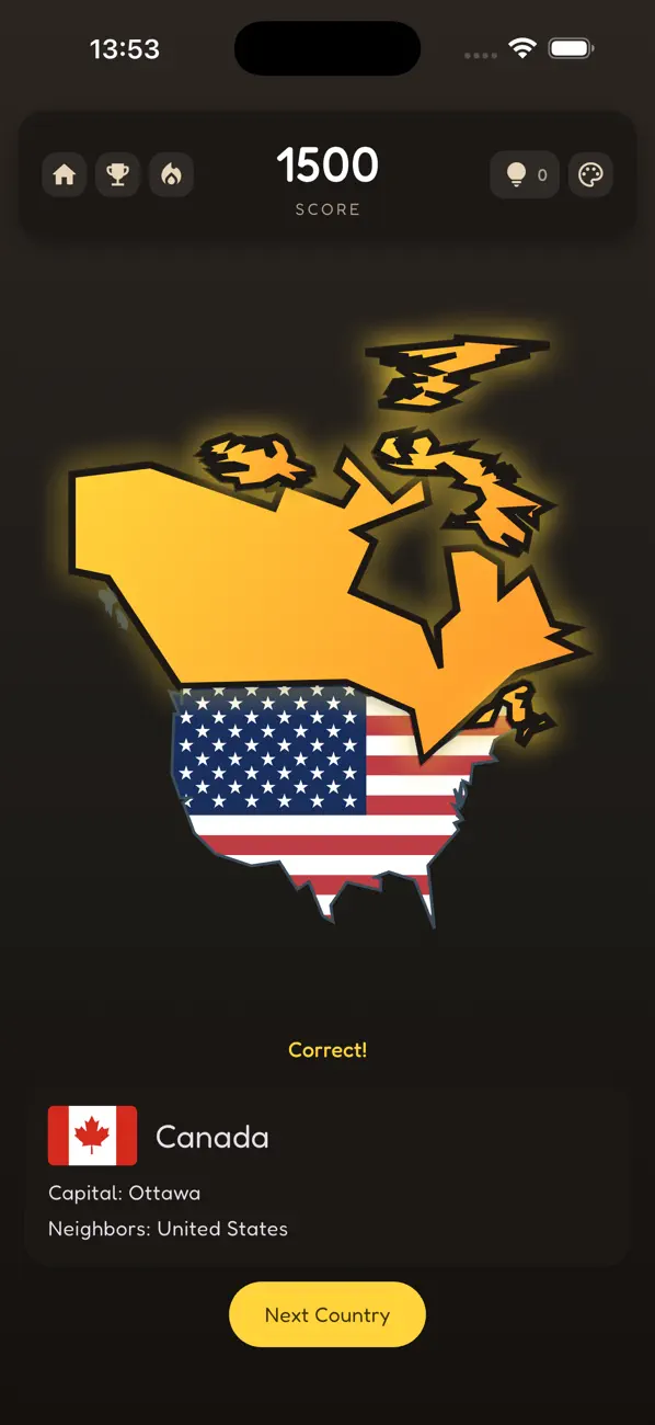 BorderLine Geo Reveal Puzzle
