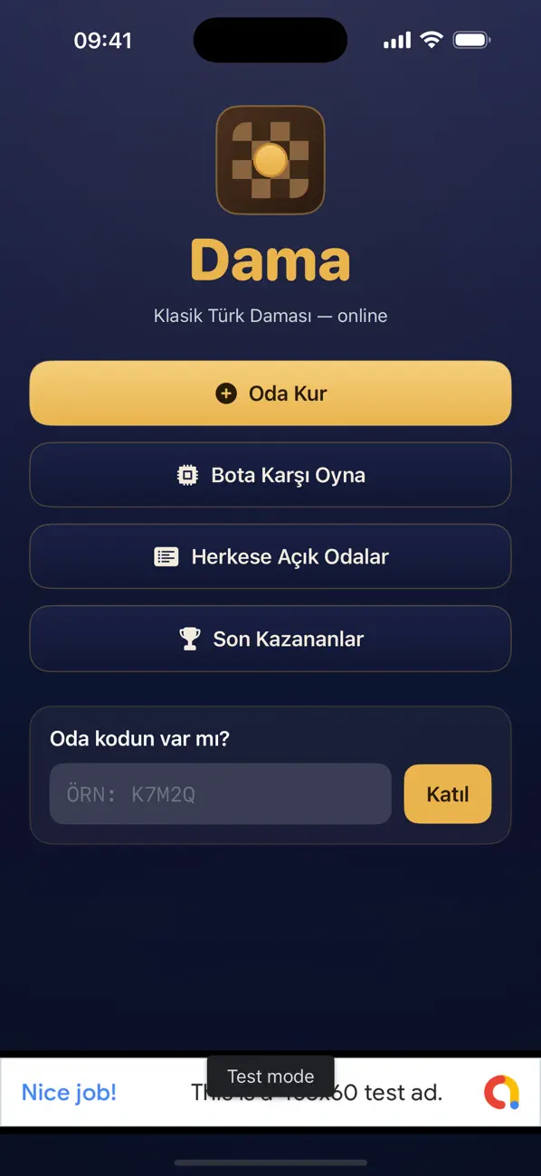 Dama - Online Türk Daması