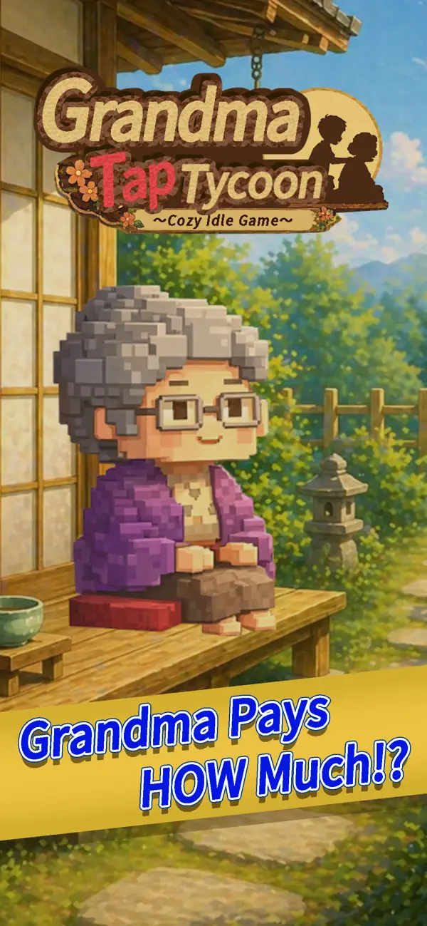 Grandma Tap Tycoon: Idle Game