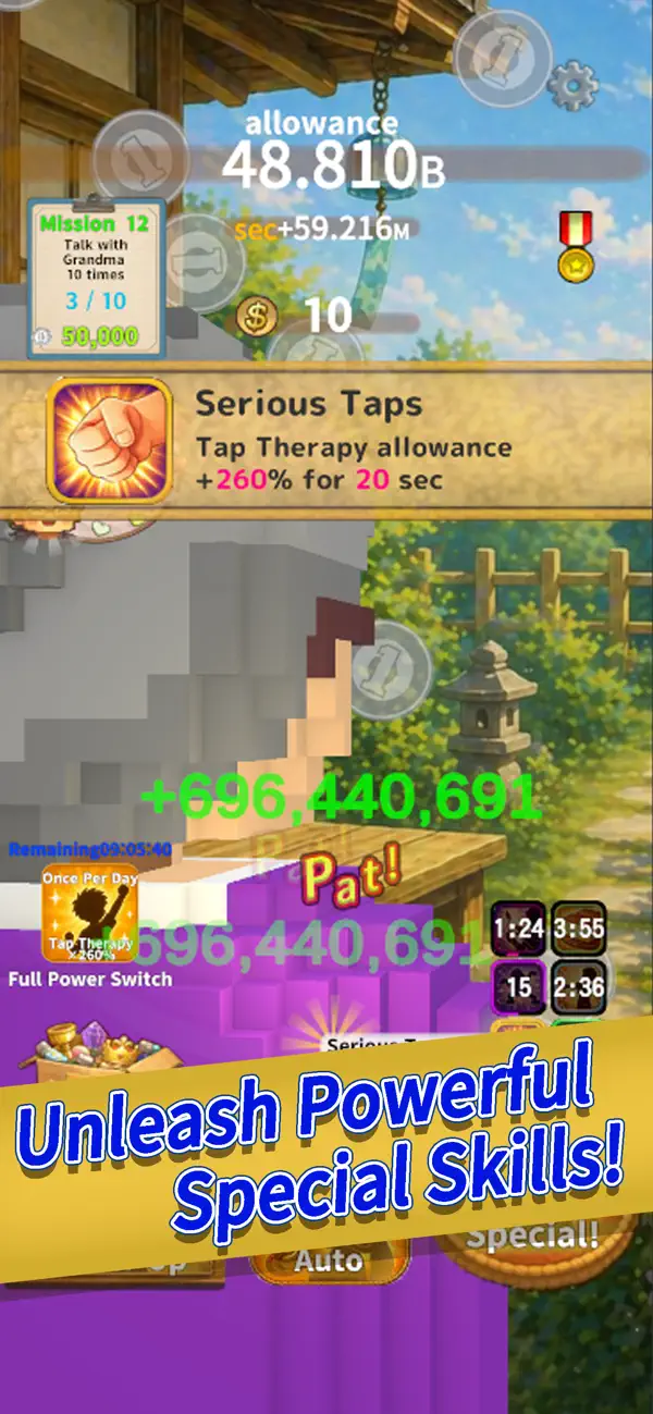Grandma Tap Tycoon: Idle Game