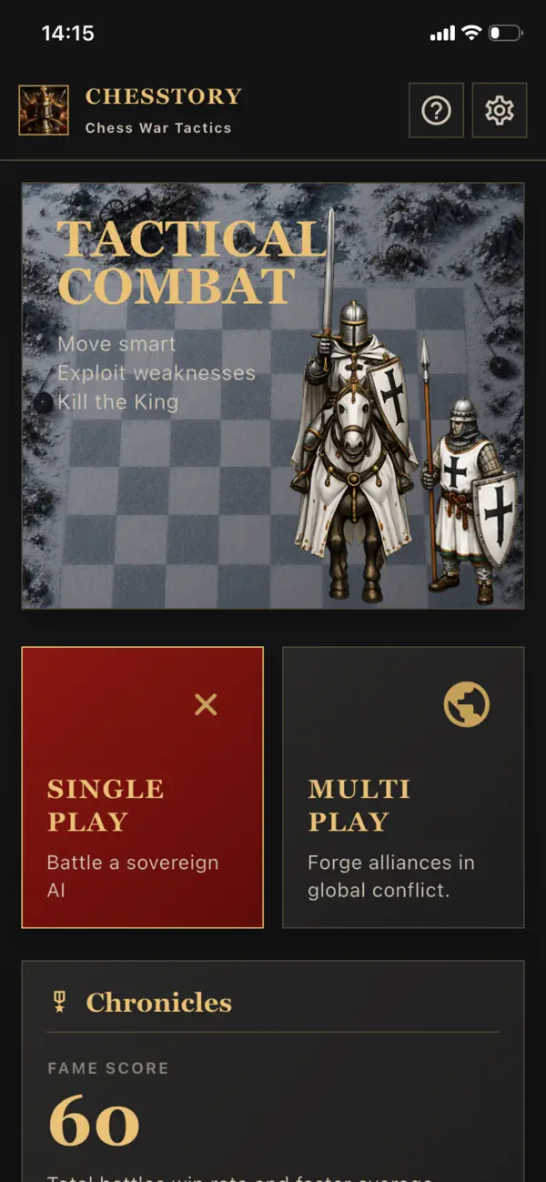 Chesstory - Chess War Tactics