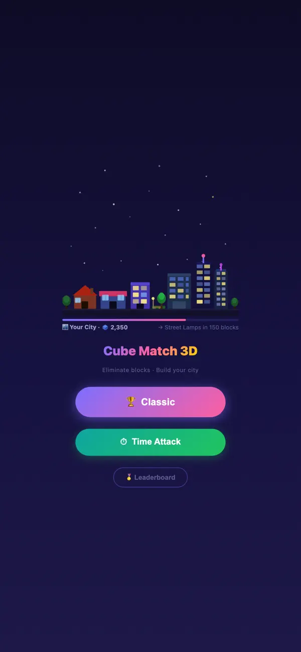 Cube Match 3D: Block Puzzle