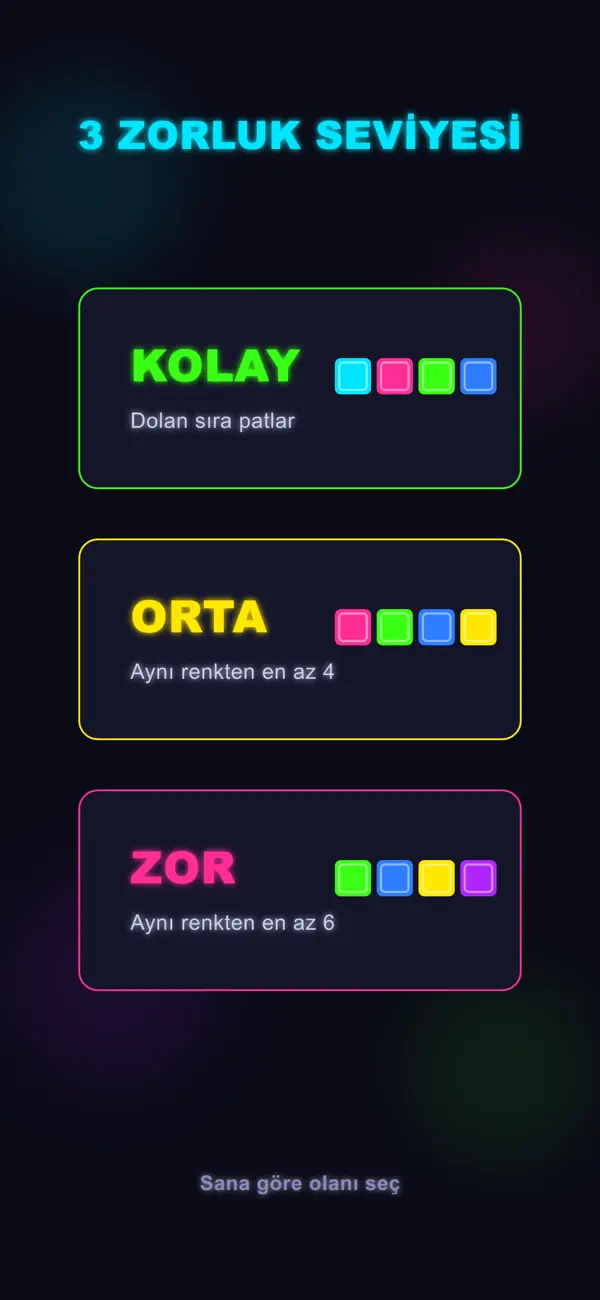 Neon Blok Patlat