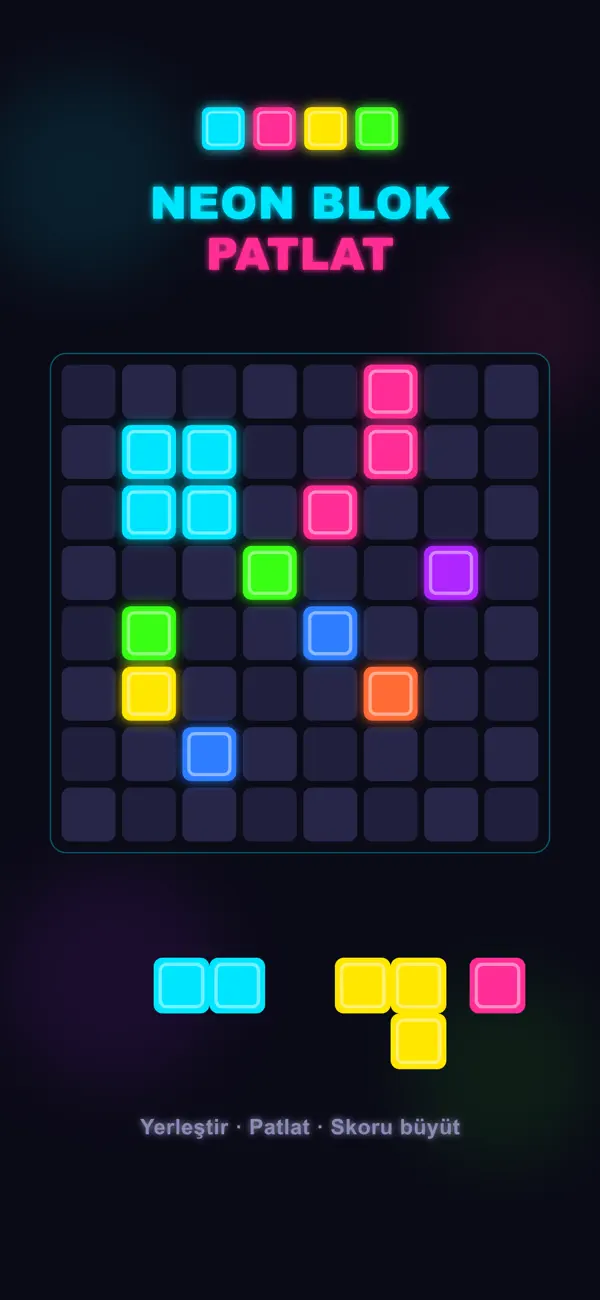 Neon Blok Patlat
