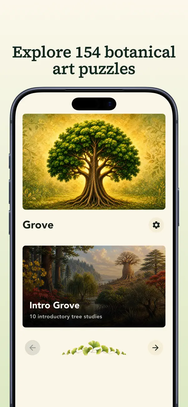 Grove: Botanical Art Puzzles