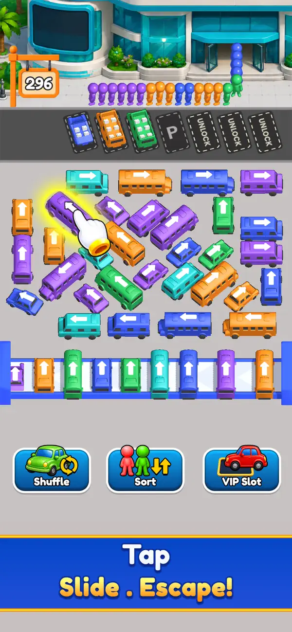 Bus Rush: Parking Puzzle