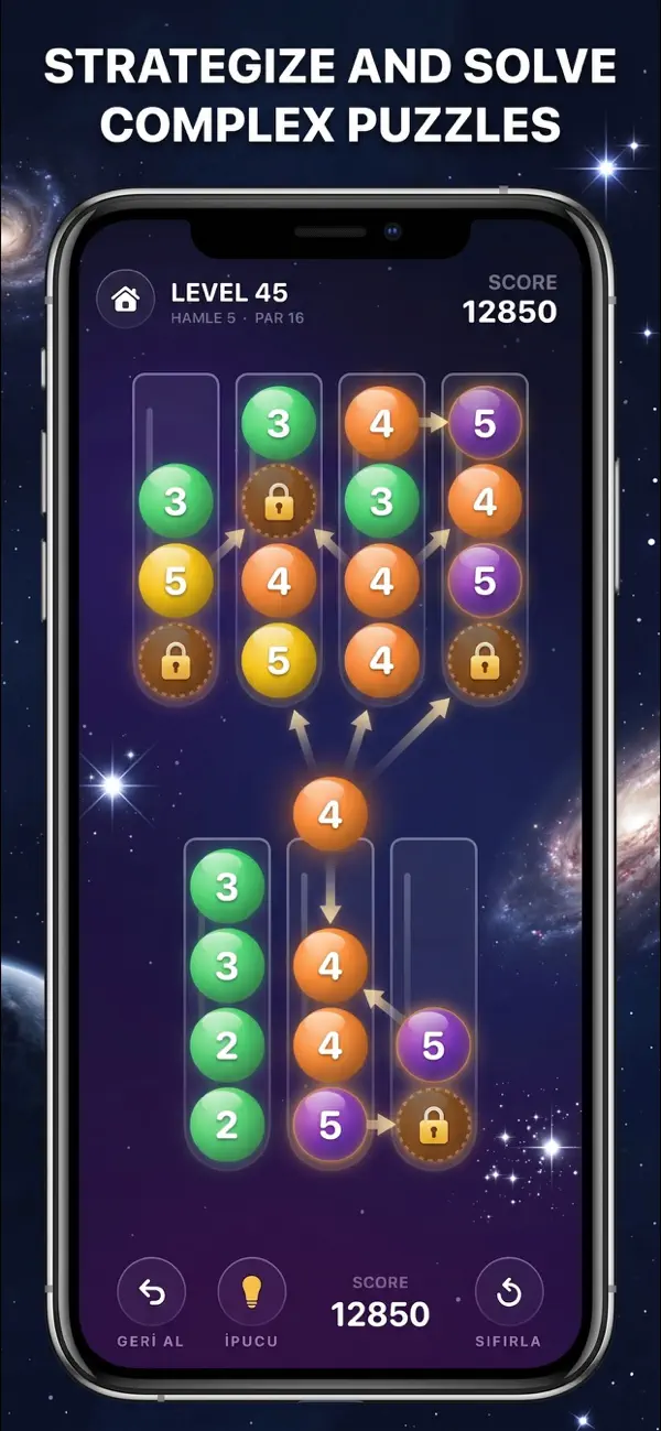Trinum: Number Sort Puzzle