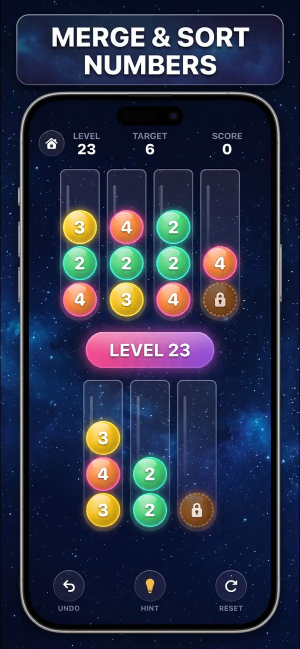 Trinum: Number Sort Puzzle