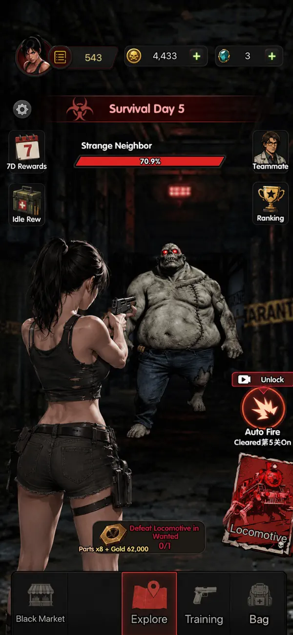 Outbreak Zero: Idle RPG