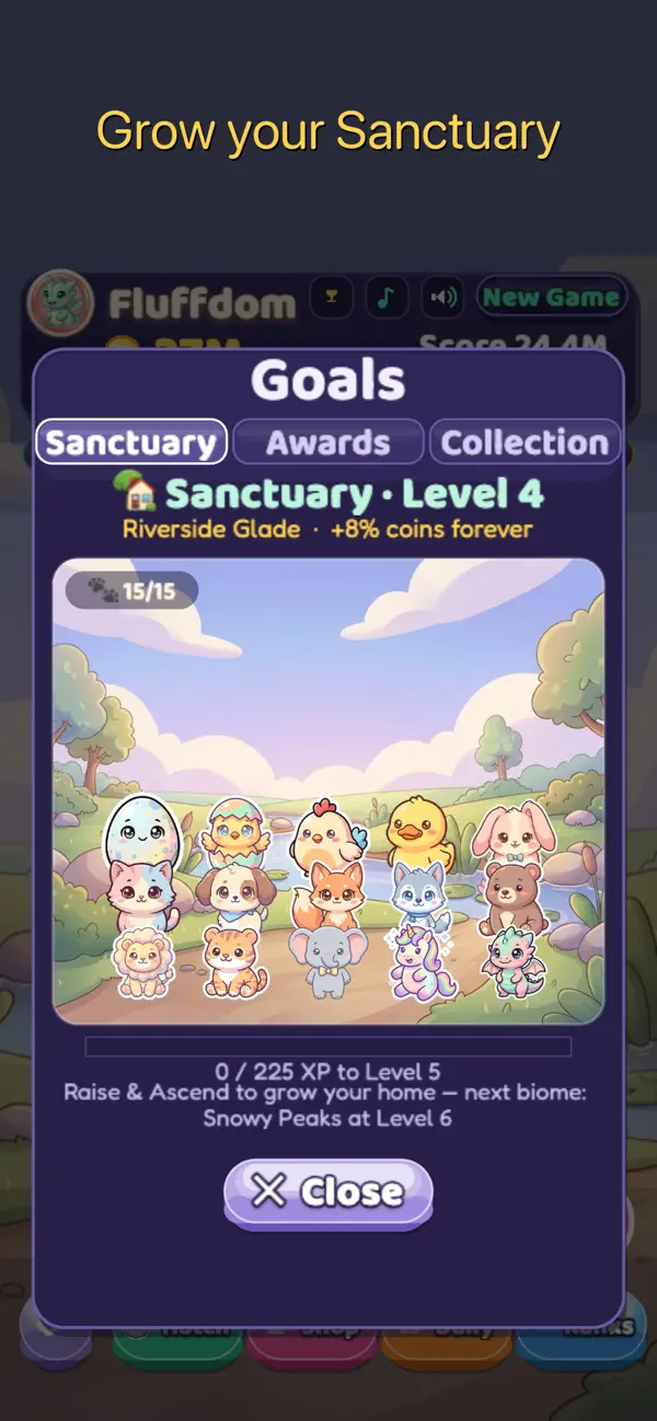 Fluffdom: Cozy Animal Merge