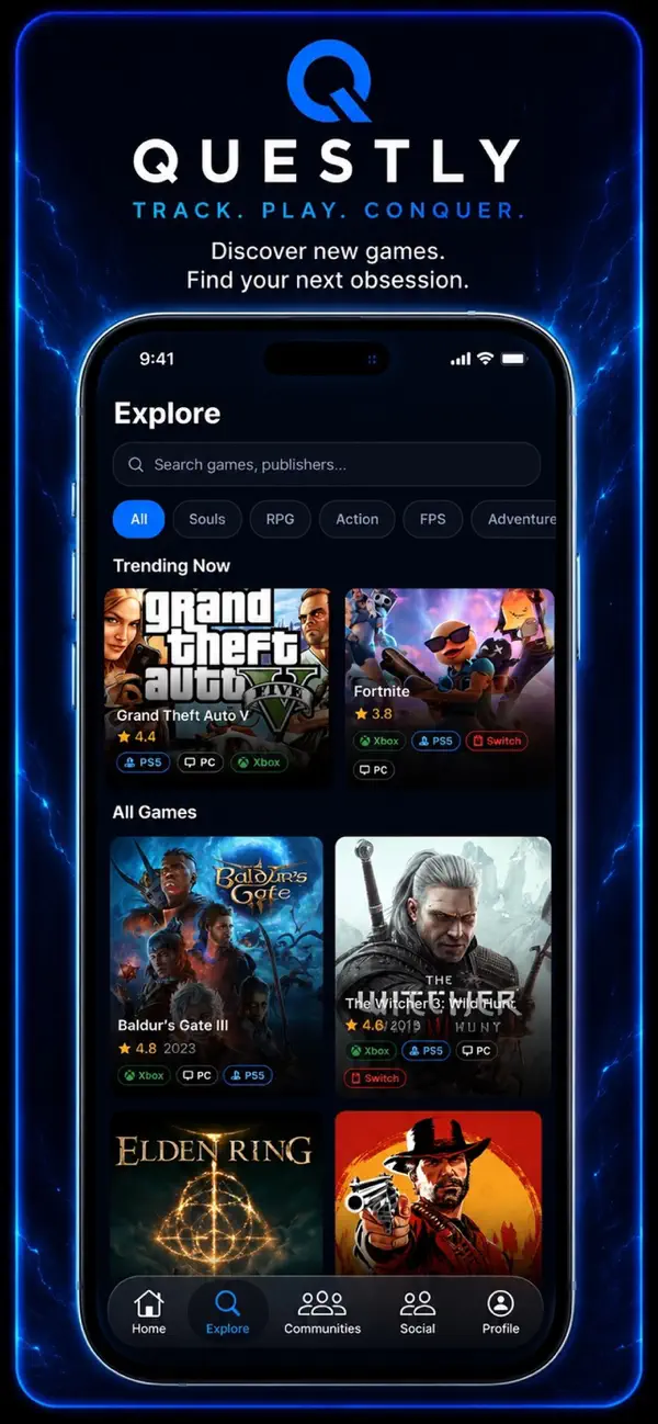 Questly: Gaming Hub