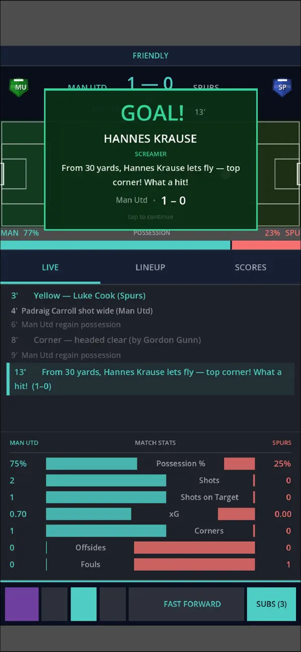 Touchline Football Manager