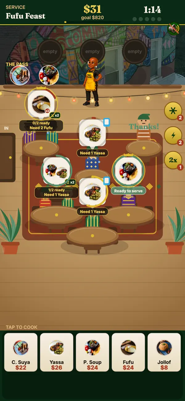 FUFU n' Sauce: Food Rush