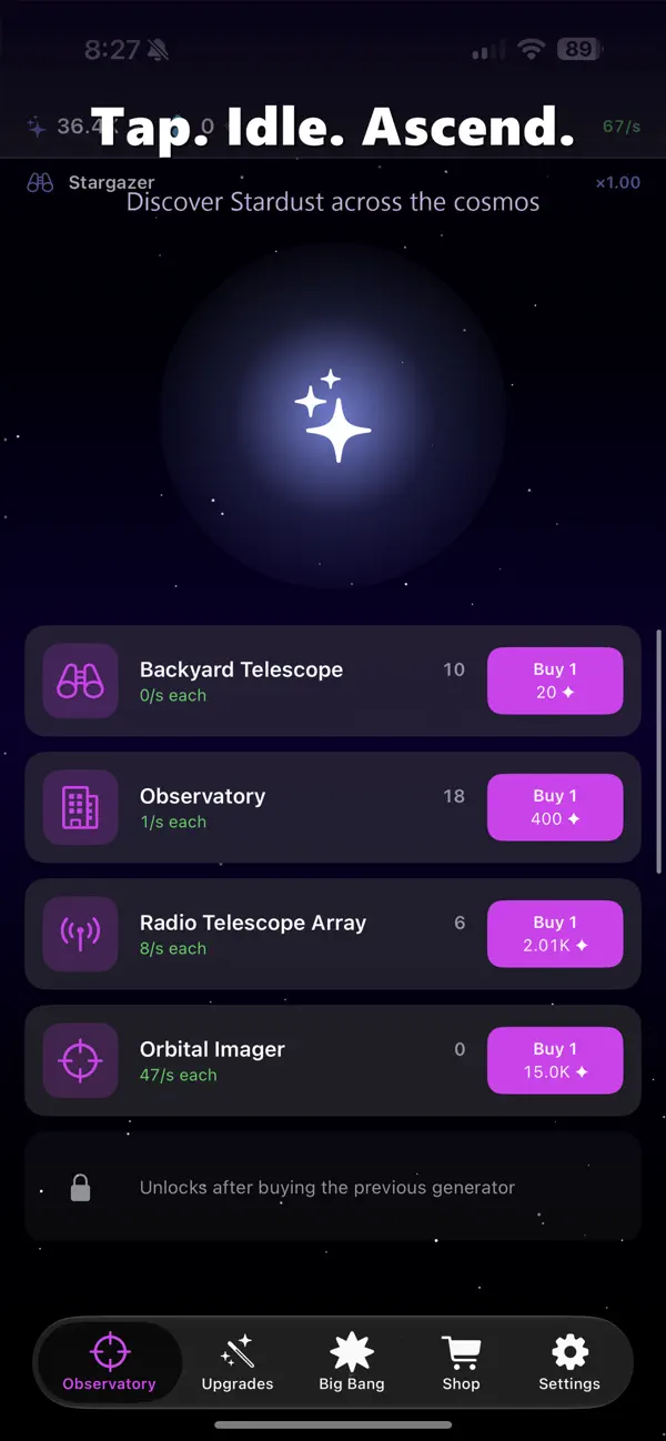 Cosmica: Idle Universe