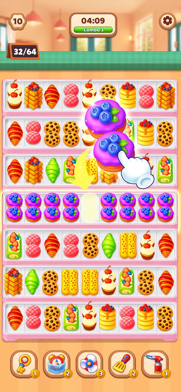 Cake Sorting: Food Puzzle
