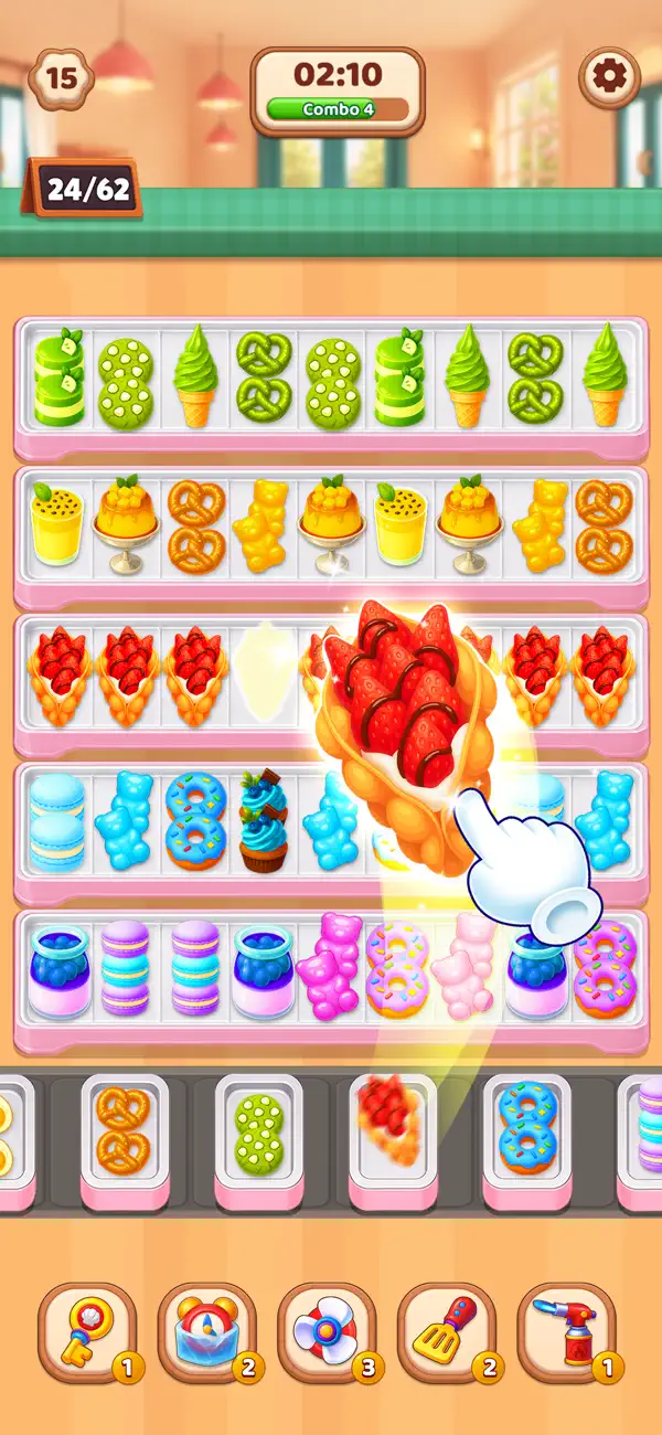 Cake Sorting: Food Puzzle