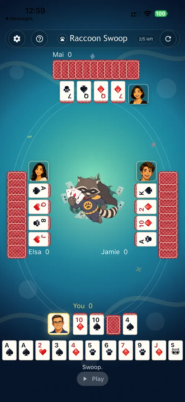Raccoon Swoop