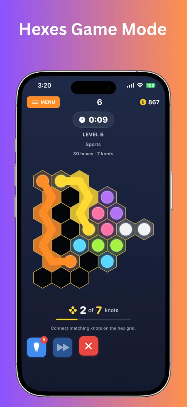 Word & Knot Puzzle: Brain Game