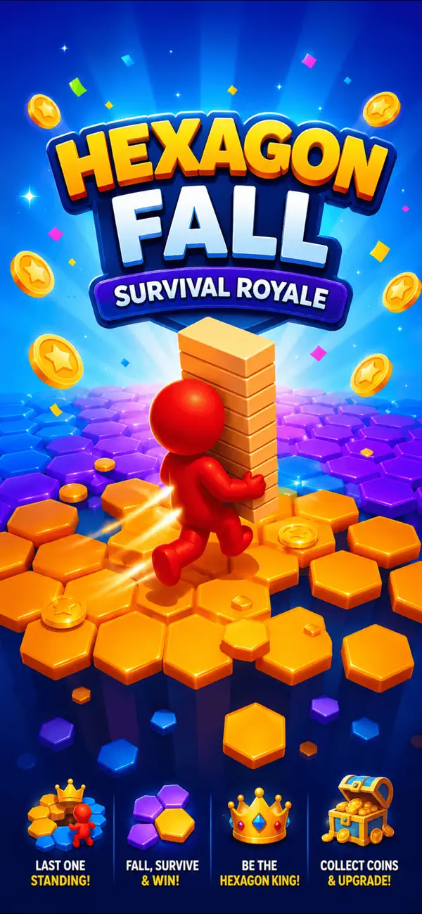 Hexagon Fall: Survival Royale