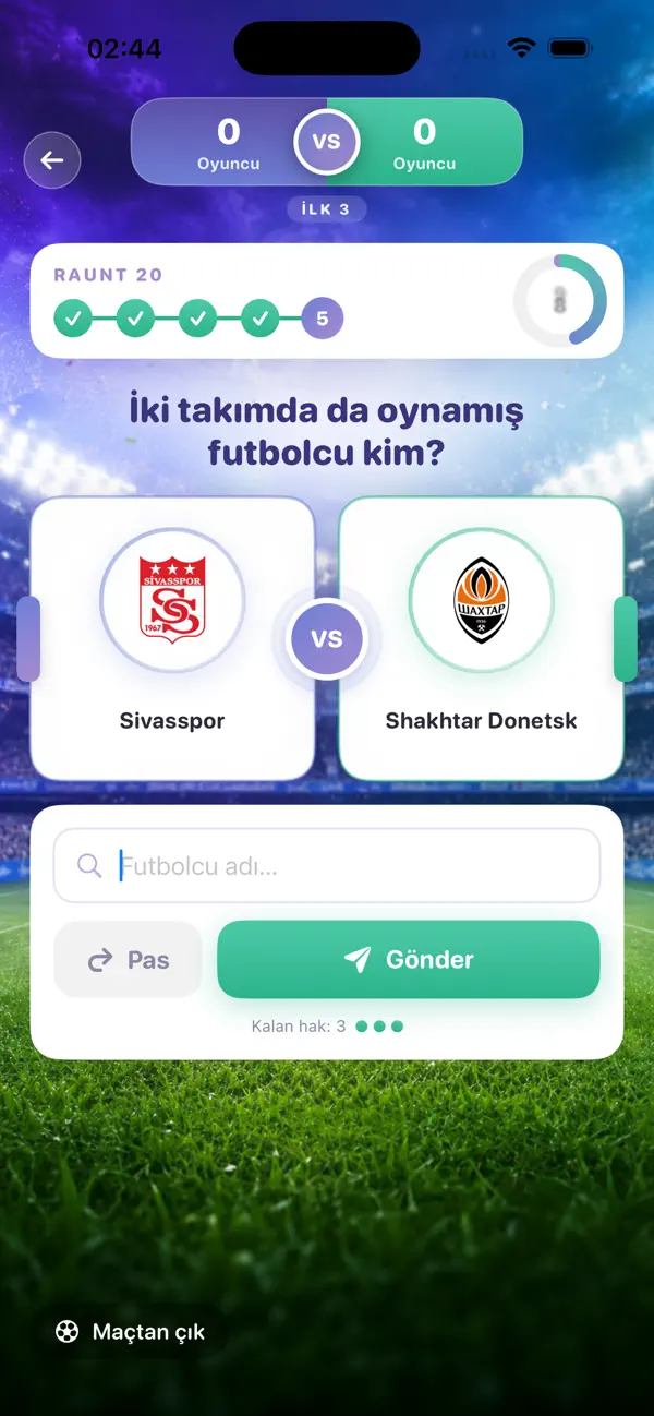 Futbolcuyu Bul - Guess Player