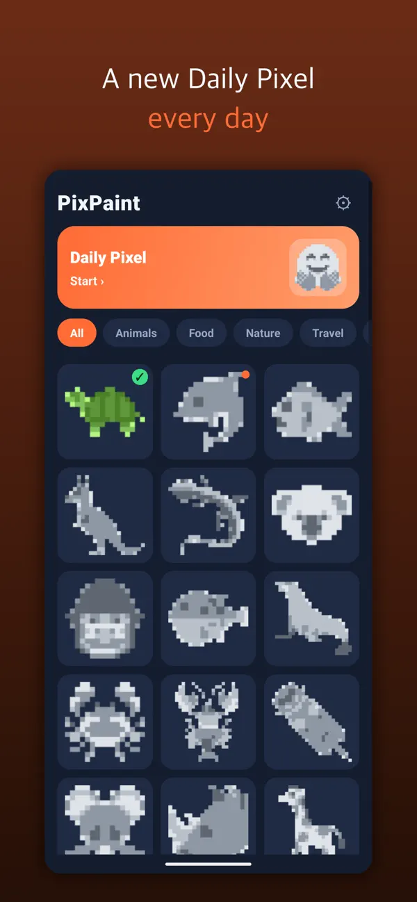 PixPaint - Pixel Art Coloring
